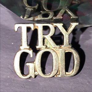 Tiffany & Co Tiffany and Company TRY GOD PIN